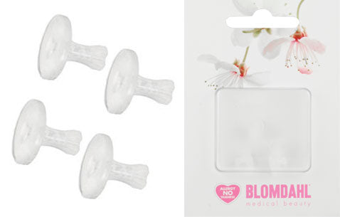 Blomdahl medical plastic butterfly backs - 2 pairs