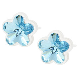Blomdahl medical plastic flower earrings