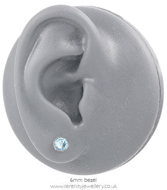 Blomdahl large medical plastic earrings
