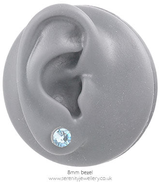 Blomdahl large medical plastic earrings