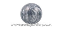 Metallic enamel coated surgical steel screw-on ball
