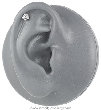 Rose cartilage earring