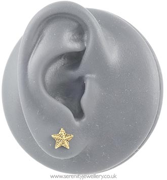 Starfish cartilage earring