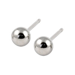 Caflon surgical steel ball earrings