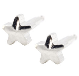Studex Plus surgical steel star piercing earrings