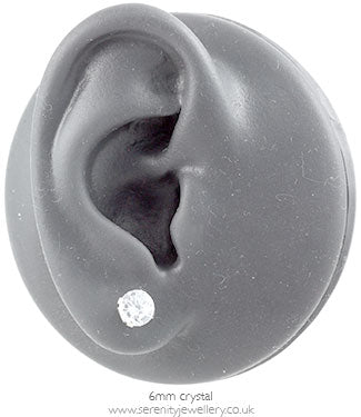 Studex Sensitive surgical steel Cubic Zirconia earrings