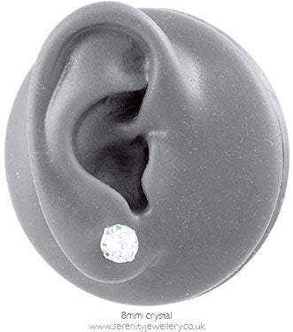 Studex Sensitive surgical steel Cubic Zirconia earrings