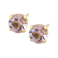 Studex Sensitive gold plated steel birthstone earrings