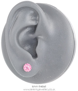 Studex Sensitive surgical steel fireball earrings