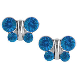 Studex Sensitive surgical steel butterfly earrings