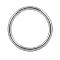 Titanium smooth segment ring