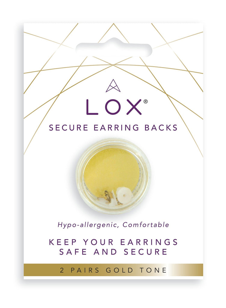 Lox Secure Locking Earring Backs - 2 Pairs