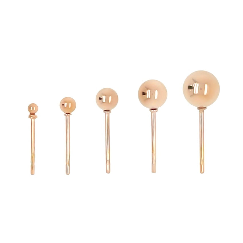 Ball Stud Earrings 6mm 14K Yellow Gold | Jared