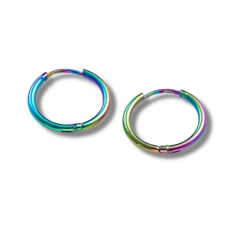 ROUND HIT HOOPS SILVER – HOOPS – TALITA