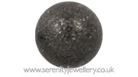 Black PVD steel shimmer screw-on ball