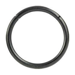 Black PVD titanium hinged segment ring