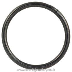 Black PVD titanium hinged segment ring