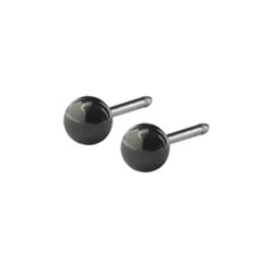 Blomdahl black titanium ball studs