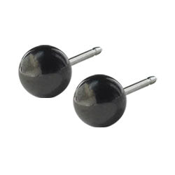 Blomdahl black titanium ball studs