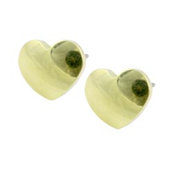 Blomdahl golden titanium heart earrings