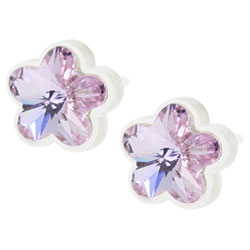 Blomdahl medical plastic flower earrings