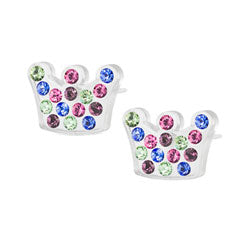 Blomdahl medical plastic princess earrings