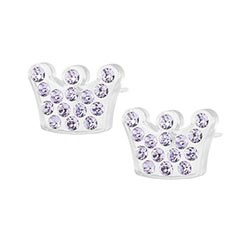 Blomdahl medical plastic princess earrings