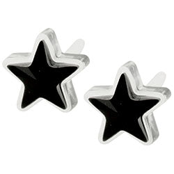 Blomdahl medical plastic star earrings