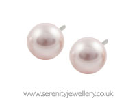 Blomdahl pearl titanium earrings