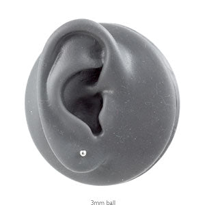 Caflon surgical steel ball earrings