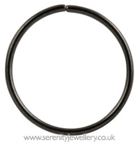 Black PVD steel continuous ring