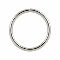 Surgical steel continuous ring