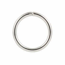 Surgical steel continuous ring