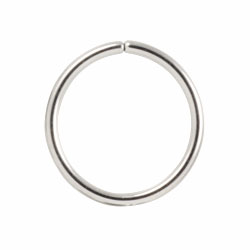 Surgical steel continuous ring