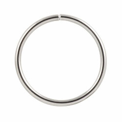 Surgical steel continuous ring