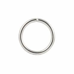 Surgical steel continuous ring