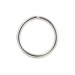 Surgical steel continuous ring