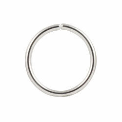 Surgical steel continuous ring