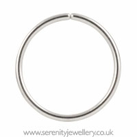 Surgical steel continuous ring