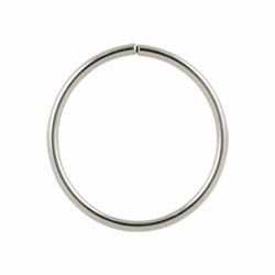 Surgical steel continuous ring