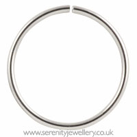 Surgical steel continuous ring