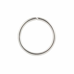 Surgical steel continuous ring