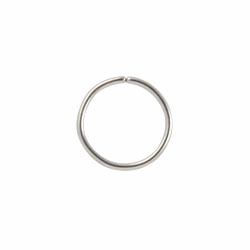 Surgical steel continuous ring