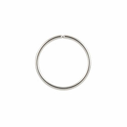 Surgical steel continuous ring