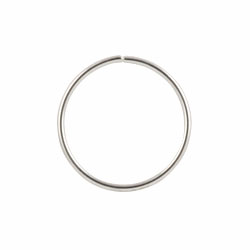 Surgical steel continuous ring