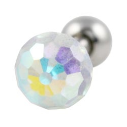 Crystal ball cartilage cartilage earring