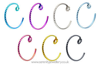 Element 41 patterned niobium hoops