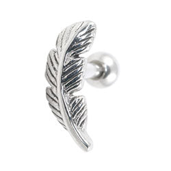 Feather cartilage earring