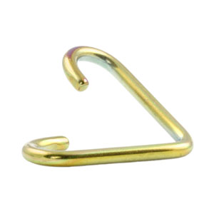 Gold PVD niobium heart ring