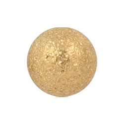 Gold PVD steel shimmer screw-on ball